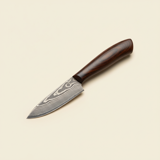 Damascus-Pattern Paring Knife