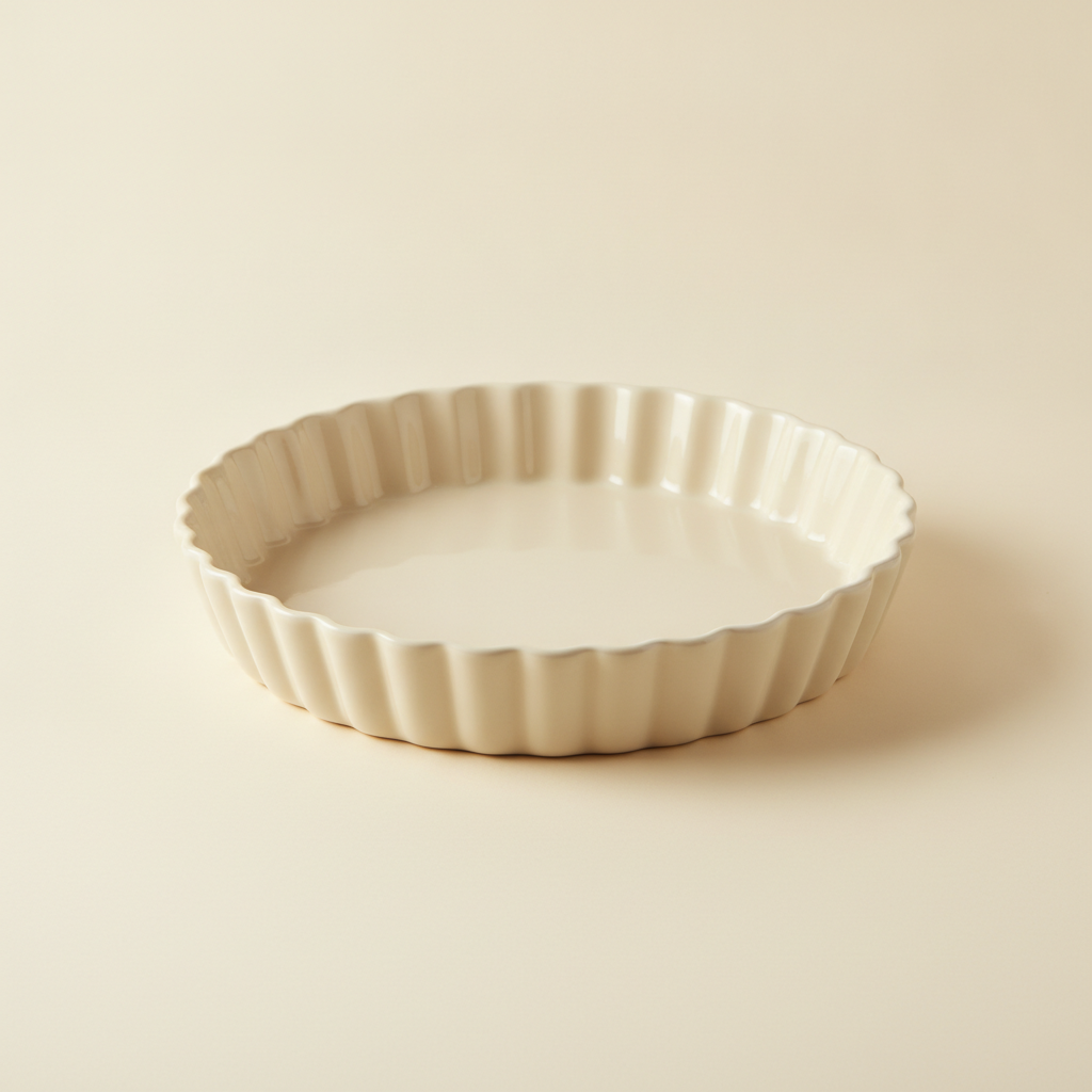 Ceramic Fluted Tart Pan