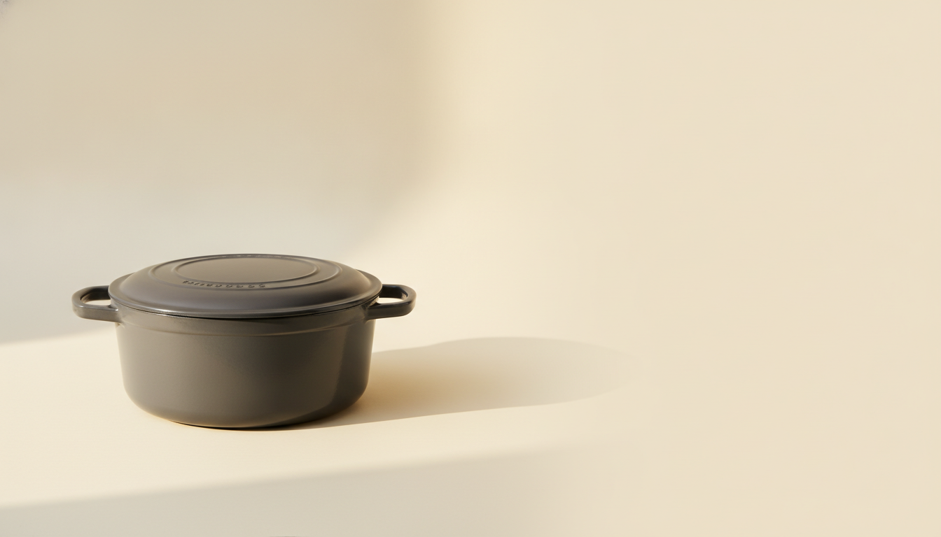 Chourine hero banner - enamelled cast iron Dutch oven